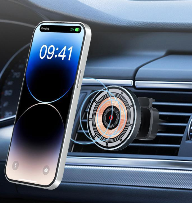 15W Magnetic Fast Car Charger Wireless Phone Stand