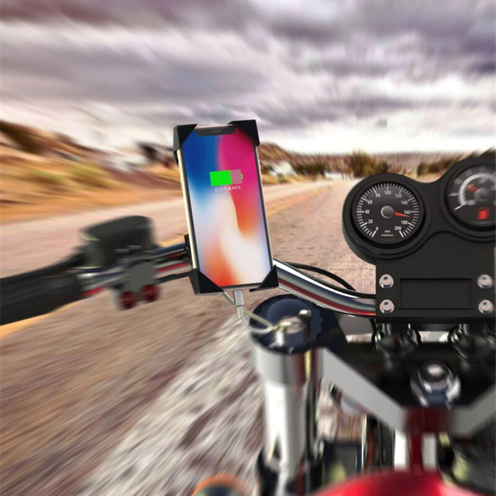 Motorcycle Handlebar Bike Mobile Cell Phone Mount Holder