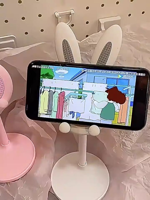 Cartoon Little Rabbit Desktop Mobile Phone Holder Live Drama