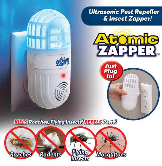 White Ultrasonic Soundwaves Electronic Mosquito Pest Killer Insect