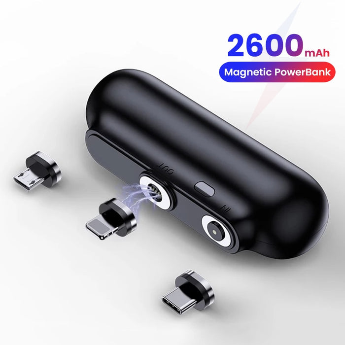 For iPhone 12 Magnetic Power Bank 2600mAh Mini Magnet