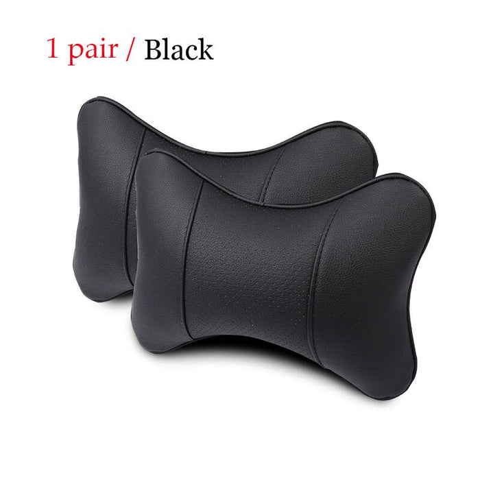 1 Pair Luxury Linen Material Car Headrest Pillow
