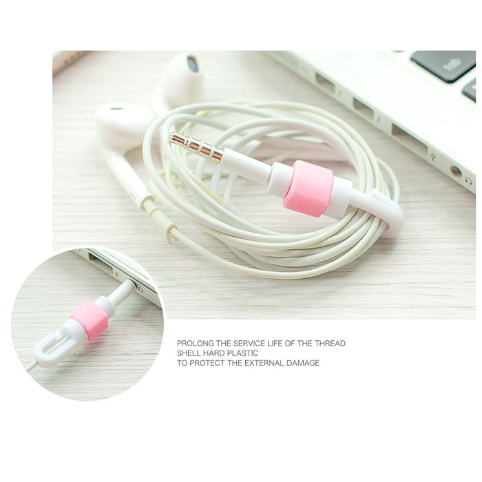 Earphone Cable Protector For iphone earphones Wire organizer