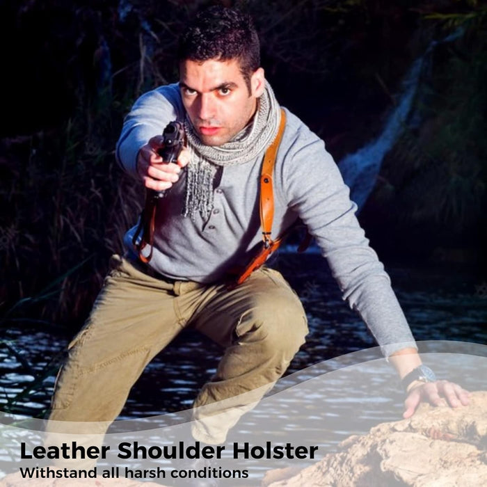 Leather Shoulder Holster fit Glock 1911 Shoulder Holster