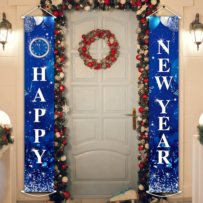 Happy New Years Porch Sign 2024 Door Front Door