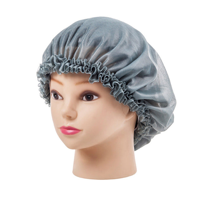 Shower Hat Night Sleep Cap Hair Care Satin Bonnet Caps