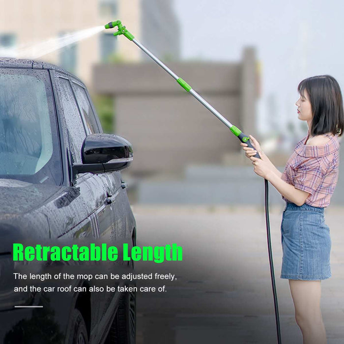 2 in 1 Car Wash Mop Mitt with Long Handle Chenille