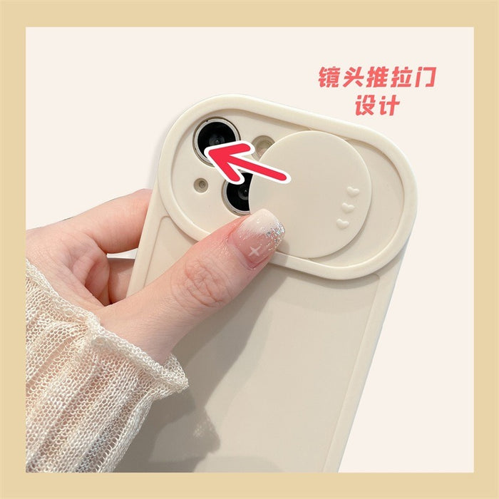 Sliding Window Phone Case Material Suitable for iPhone 15promax