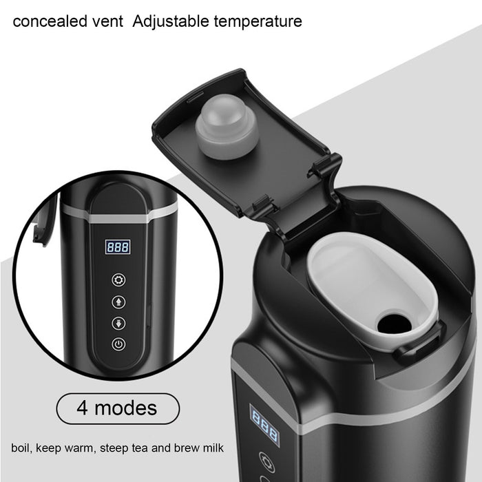 12V/24V 70W-100W Car Heating Cup 420ml Car Heated Smart Mug