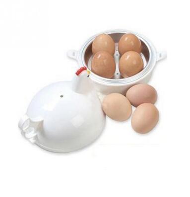 Egg Boiler Eggs Steamer Chicken Shaped Microwave Cooker