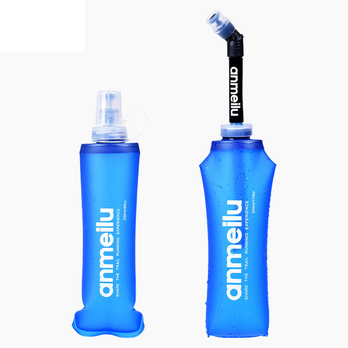 Anmeilu Folding Soft Water Bottle TPU Water Cup Drinking Bag