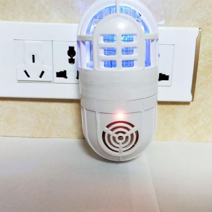 White Ultrasonic Soundwaves Electronic Mosquito Pest Killer Insect