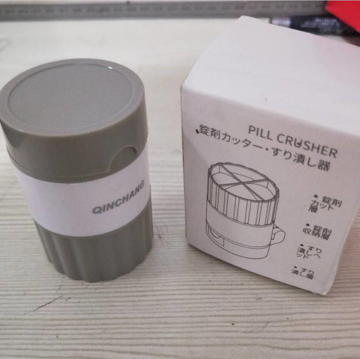 4 In 1 Portable Medicine Box Powder Separator Powder Household Grinder