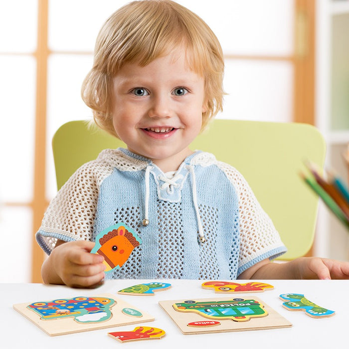 Early Education Puzzle Jitterbug With The Same Children's