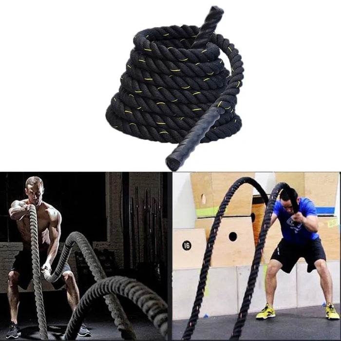 Heavy Jump Rope Skipping Rope Workout Battle Ropes