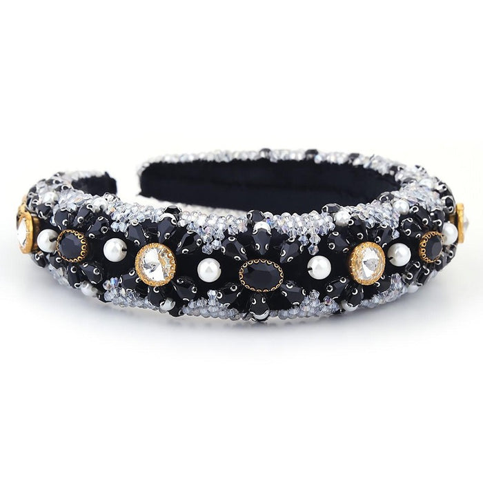 Fashionable new Baroque full set rhinestone crystal headband